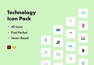 Technology Color Icons