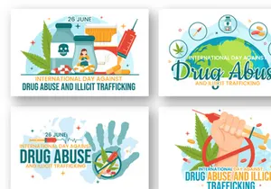 13 Against Drug Abuse and Illicit Trafficking illustration