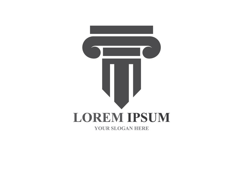 column Logo and symbol Template