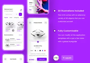 Drones Store App Design
