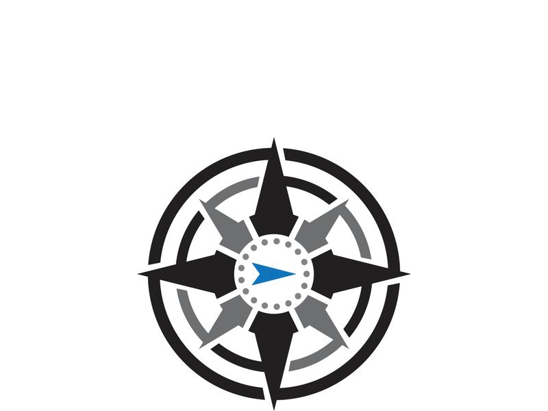 Compass logo template vector icon illustration design