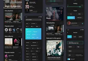 Aura Music Service UI Kit