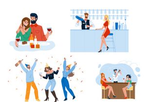 Food drink characters
