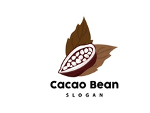 Cacao Logo, Cocoa Fruit Plant Logo