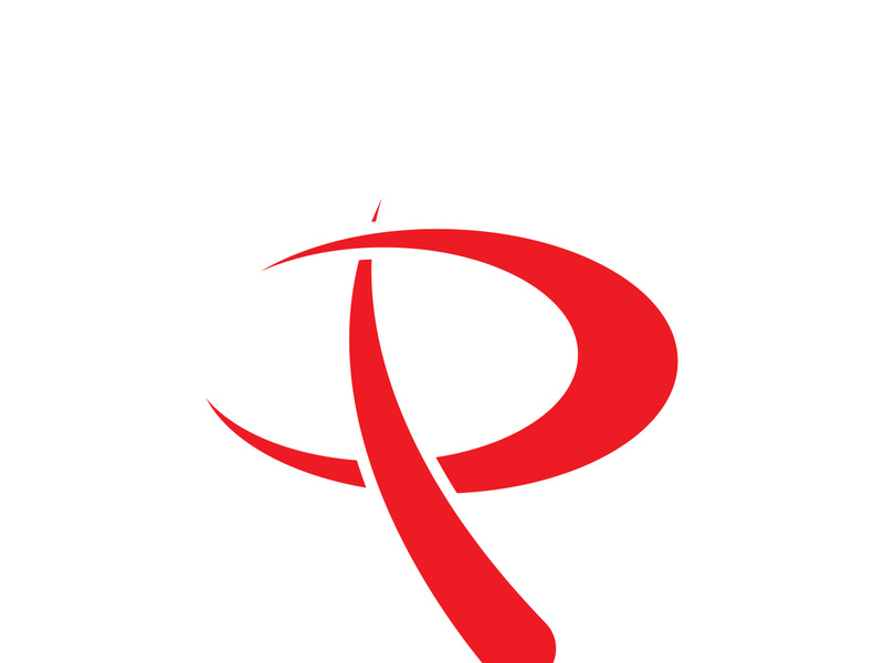 p logo and symbol vector template