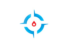 Compass Logo icon illustration design