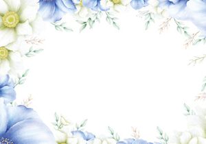 Weeding invitation floral, decorative frame vector illustration