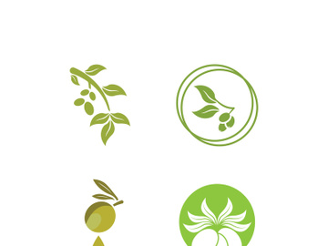 Extra virgin olive oil logo icon design vector illustration preview picture