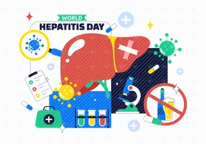 10 Welt-Hepatitis-Tag-Illustration