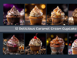Delicious Caramel Cream Cupcakes preview picture