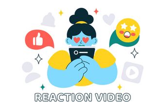 10 Social Media Reaction Video Illustration