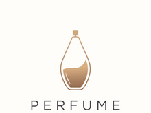 Isolated luxury perfume perfume cosmetic creative logo can be used for business, company, cosmetic and perfume shop.