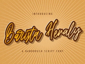 Barista Heraly - Handwritten Font preview picture