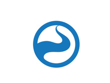 River Icon illustration design template