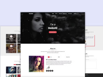 Personal Portfolio Bootstrap Template preview picture