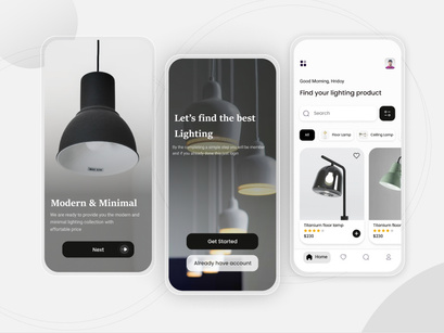 Lighting Store App Concept