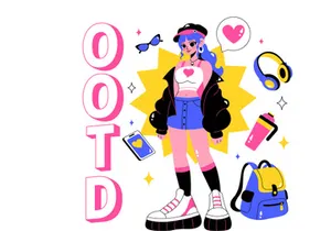 10 Outfit of the Day OOTD Illustration