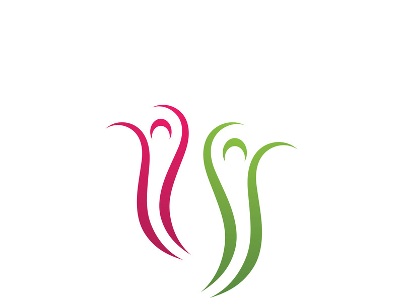 Family care and Community, network social icon logo