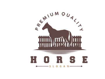 Horse Logo, West Country Farm Ranch Cowboy Logo Design preview picture