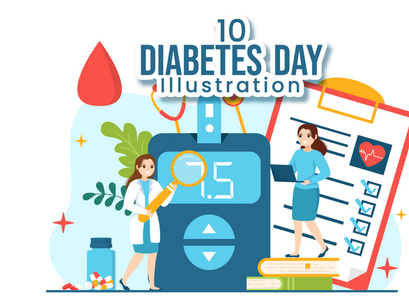 10 World Diabetes Day Illustration