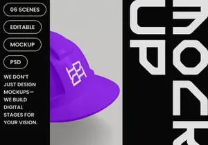 Safety Helmet Mockup