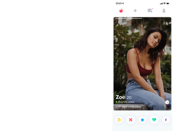 Tinder Practice UX/UI Including Tinder Dark Mode 14 Screens preview picture