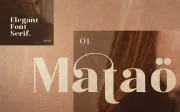 Free Demo Mataö Elegant Serif Font