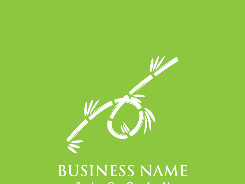 Bamboo Logo Template vector icon