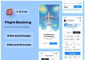 Flight Booking Ticket App Design