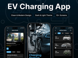 EV Charging Station Finder App UI preview picture