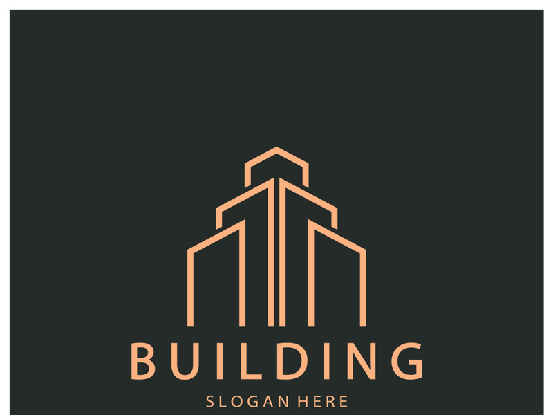 Building logo vector illustration design,Real Estate logo template, Logo symbol icon