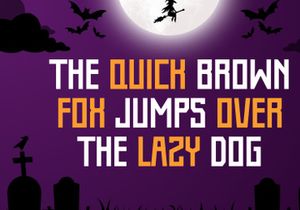 Halloween Sublimation - Condensed Vintage Font