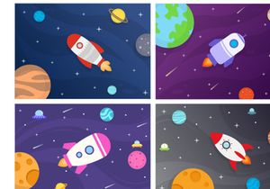 20 Cute Astronaut In Space Background Illustration