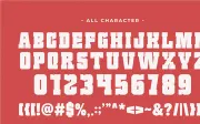 Varsity Memories - Condensed Slab Serif Font