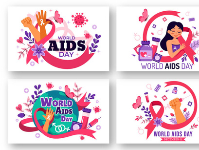 13 World AIDS Day Illustration