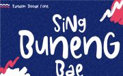 Sing Buneng Bae - Random Doodle Font