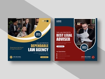 Lawyers and Law Firm Social Media Post Ver-2 preview picture