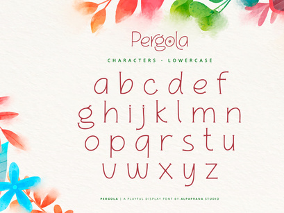 Pergola - Playful Display Font