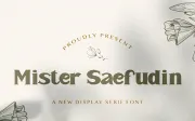 Mister Saefudin - Elegant Serif Font