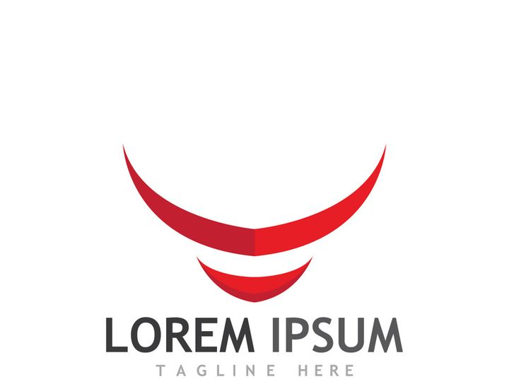 bull head horn logo