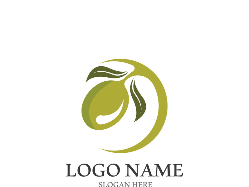 olive icon vector illustration design template