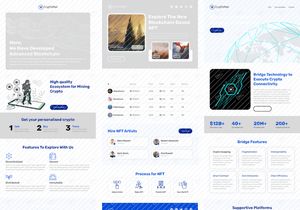 Cryto Newsletter UI Figma Template