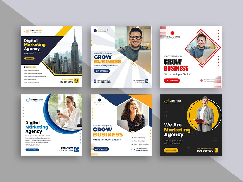 Digital Marketing Agency Instagram Post Ver-8