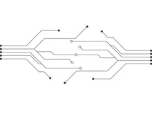 Circuit vector illustration design
