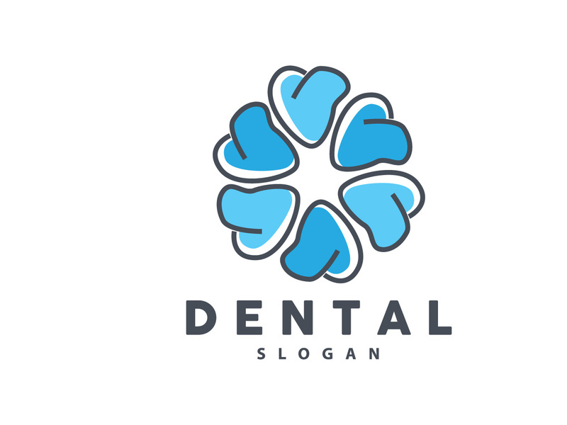 Tooth logo, Dental Health Vector, Care Brand Illustration