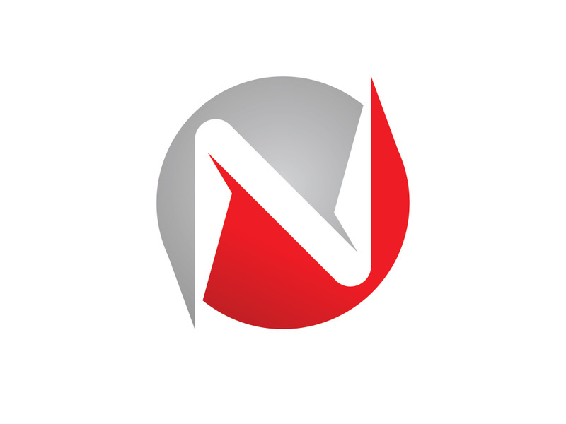 letter N logo business symbol vector template