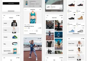 Helium - Fashion Shop UI Kit for Sketch