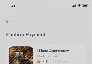 Checkout Screen Hotel Booking App