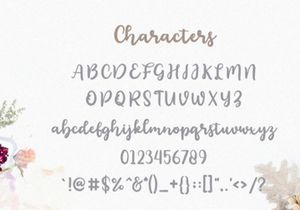 Floristy - Floral Font