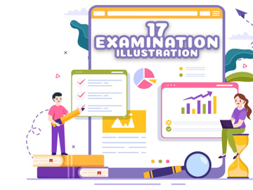 17 Examination Paper Illustration preview picture